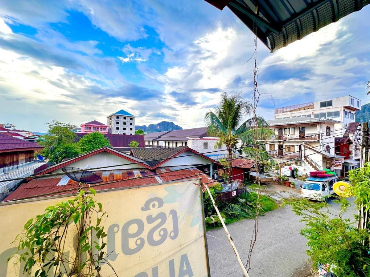 Vang Vieng Global Hostel Kültér fotó