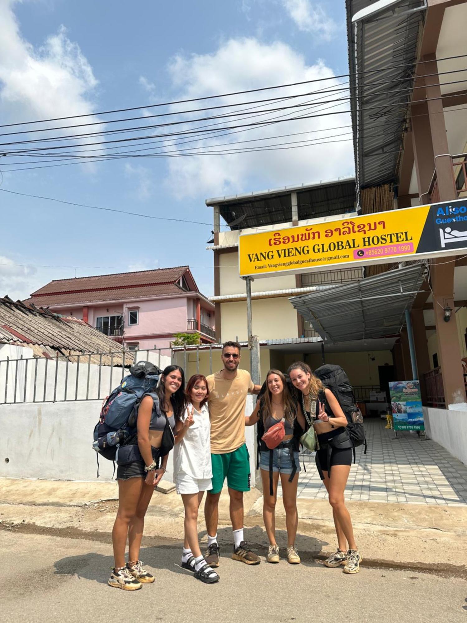 Vang Vieng Global Hostel Kültér fotó